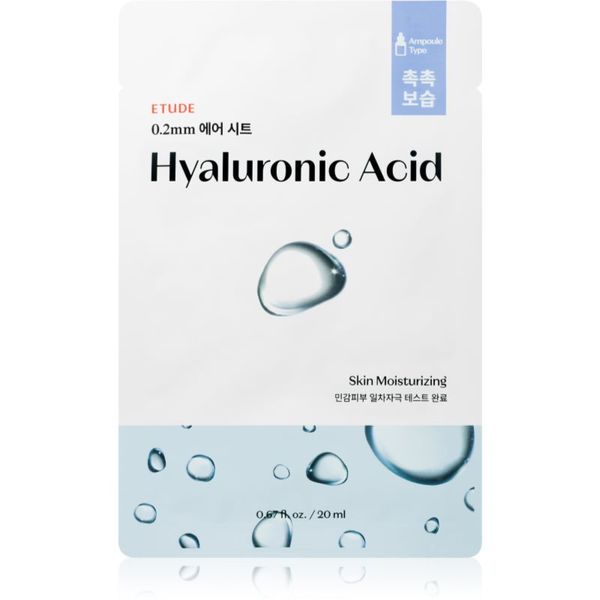 ETUDE ETUDE 0.2 Therapy Air Mask Hyaluronic Acid maska iz platna za intenzivno vlažnost 20 ml