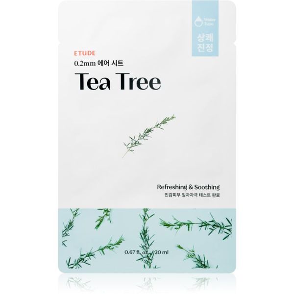 ETUDE ETUDE 0.2 Therapy Air Mask Tea Tree pomirjevalna tekstilna maska z osvežujočim učinkom 20 ml