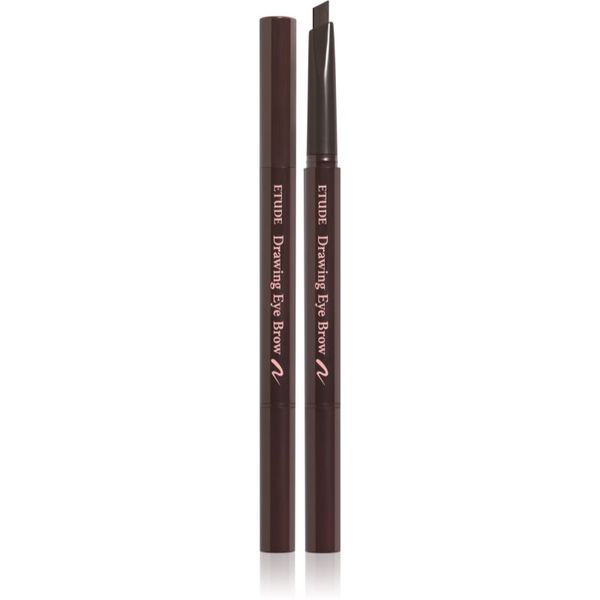ETUDE ETUDE Drawing Eye Brow svinčnik za obrvi s krtačko odtenek #1 Dark Brown 0,25 g