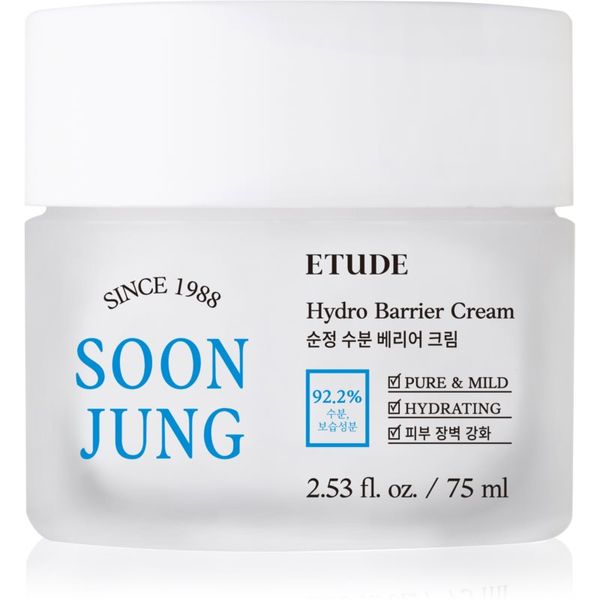 ETUDE ETUDE SoonJung Hydro Barrier Cream intenzivna pomirjajoča in zaščitna krema za občutljivo in razdraženo kožo 75 ml