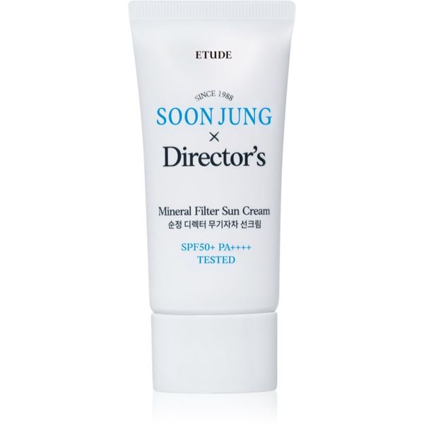 ETUDE ETUDE SoonJung X Directors Sun Cream mineralna zaščitna krema za obraz in občutljive predele SPF 50+ 50 ml