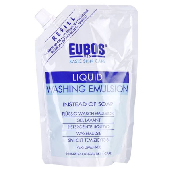 Eubos Eubos Basic Skin Care Blue emulzija za umivanje brez dišav nadomestno polnilo 400 ml