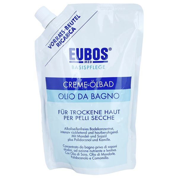Eubos Eubos Basic Skin Care olje za prhanje in kopel nadomestno polnilo 400 ml