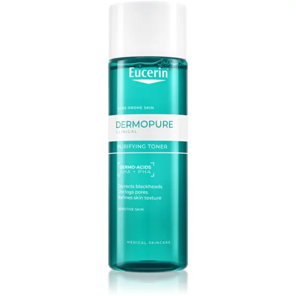 Eucerin Eucerin DermoPure Clinical Purifying Toner čistilni tonik proti nepravilnostim na aknasti koži 200 ml