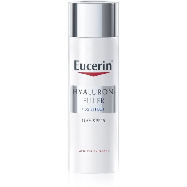 Eucerin Eucerin Hyaluron-Filler + 3x Effect dnevna krema proti staranju kože SPF 15 50 ml