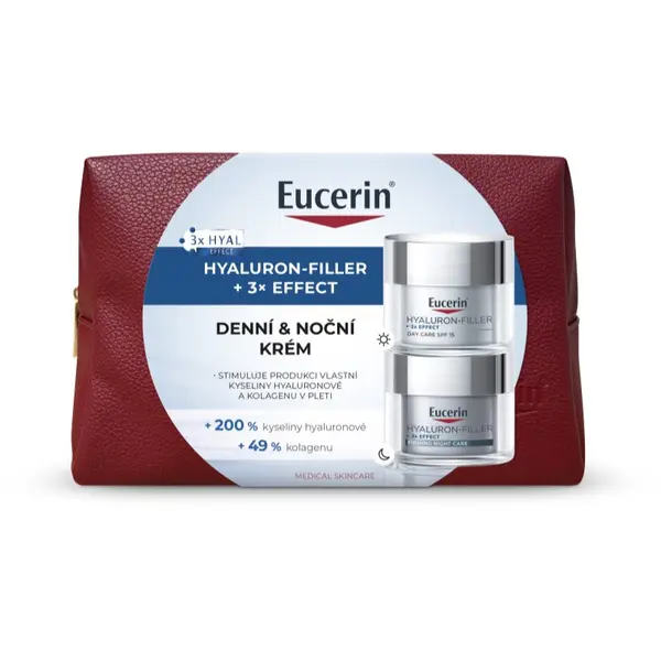 Eucerin Eucerin Hyaluron-Filler + 3x Effect set za nego obraza za dan in noč