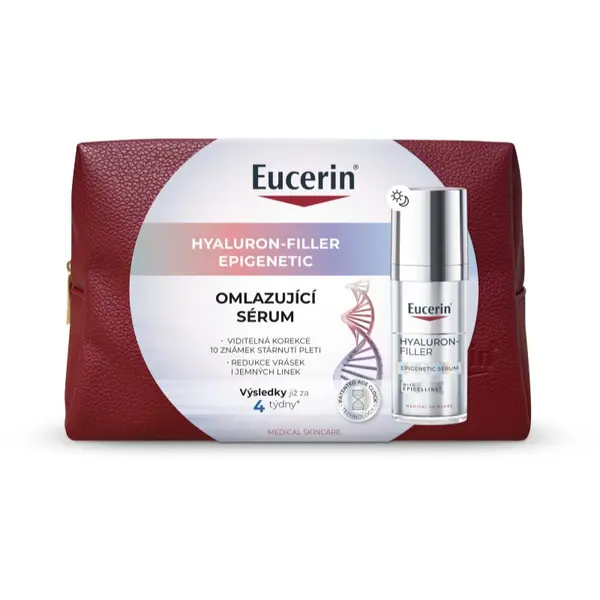 Eucerin Eucerin Hyaluron-Filler Epigenetic pomlajevalni serum kozmetična torbica