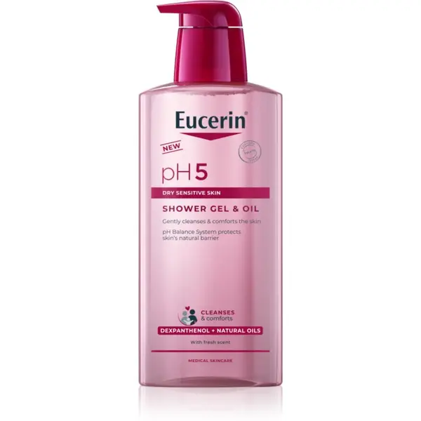 Eucerin Eucerin pH5 Shower Gel & Oil pomirjajoči gel za tuširanje 400 ml