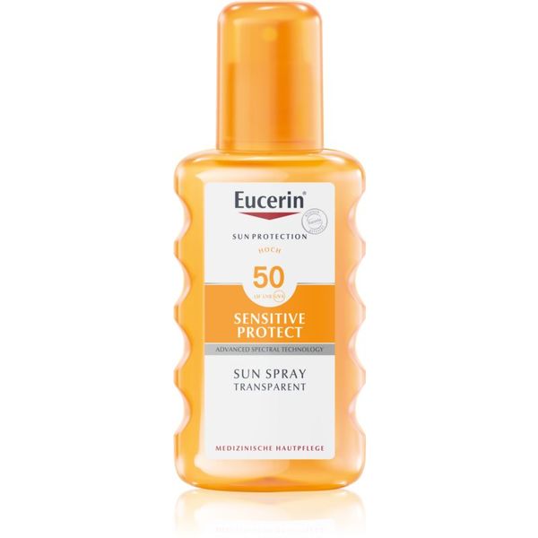 Eucerin Eucerin Sun Dry Touch Oil Control transparentno zaščitno pršilo SPF 50 200 ml