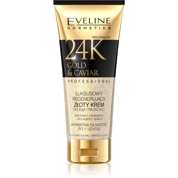 Eveline Cosmetics Eveline Cosmetics 24k Gold & Caviar krema za roke in nohte 100 ml