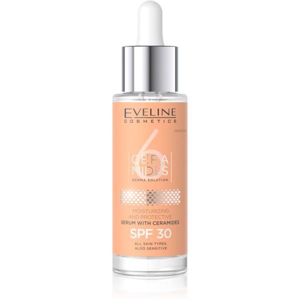 Eveline Cosmetics Eveline Cosmetics 6 Ceramides zaščitni serum za suho in občutljivo kožo SPF 30 30 ml