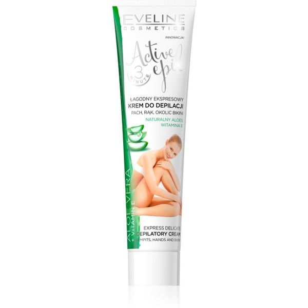 Eveline Cosmetics Eveline Cosmetics Active Epil depilacijska krema za roke, pazduhe in predel bikinija z aloe vero 125 ml