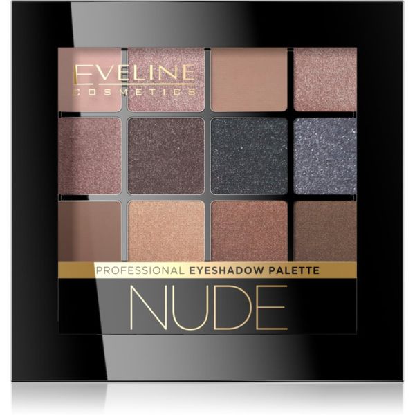 Eveline Cosmetics Eveline Cosmetics All in One paleta senčil za oči odtenek Nude 12 g