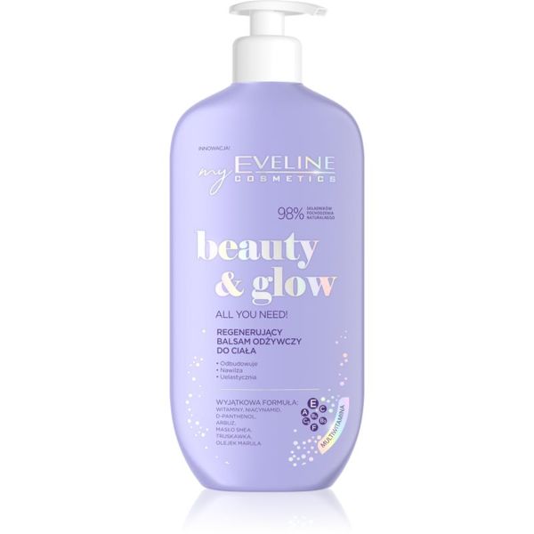 Eveline Cosmetics Eveline Cosmetics Beauty & Glow All You Need! regeneracijski balzam za telo s hranilnim učinkom 350 ml