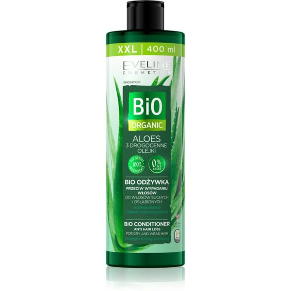 Eveline Cosmetics Eveline Cosmetics Bio Organic Natural Aloe Vera balzam za suhe in poškodovane lase 400 ml