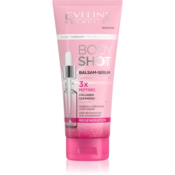 Eveline Cosmetics Eveline Cosmetics Body Shot 3x Peptides regeneracijski balzam za zelo suho kožo 200 ml