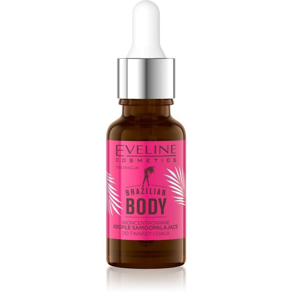 Eveline Cosmetics Eveline Cosmetics Brazilian Body samoporjavitvene kapljice za obraz in telo 18 ml