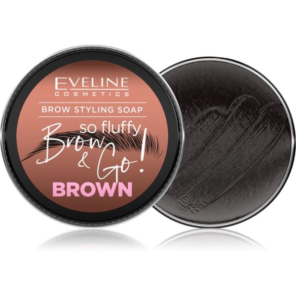 Eveline Cosmetics Eveline Cosmetics Brow & Go! stiling milo za obrvi odtenek Brown 25 g