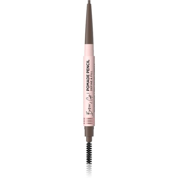 Eveline Cosmetics Eveline Cosmetics Brow & Go! vodoodporen svinčnik za obrvi s krtačko 2v1 odtenek Taupe 4 g