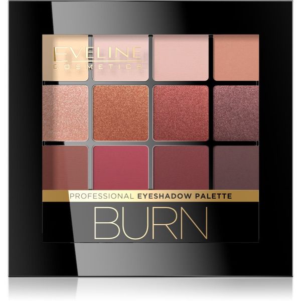 Eveline Cosmetics Eveline Cosmetics Burn paleta senčil za oči 12 g