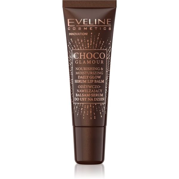 Eveline Cosmetics Eveline Cosmetics Choco Glamour hranilni in vlažilni balzam za ustnice 12 ml