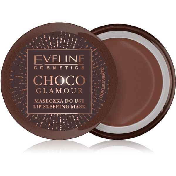 Eveline Cosmetics Eveline Cosmetics Choco Glamour nočna regeneracijska maska za ustnice 12 ml