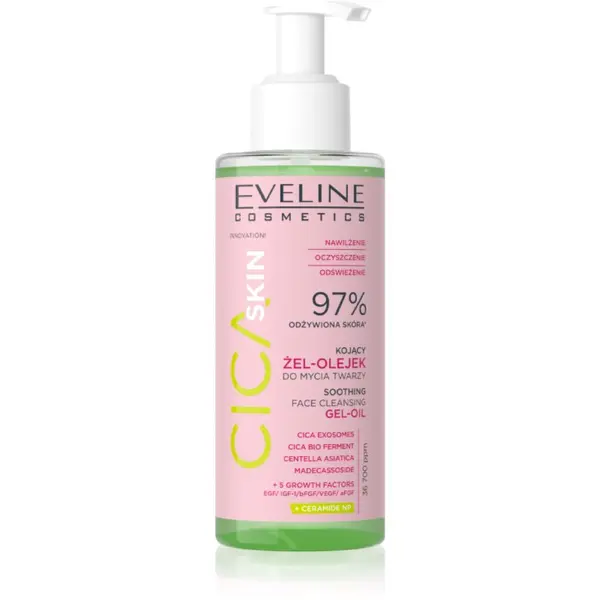 Eveline Cosmetics Eveline Cosmetics Cica Skin oil pomirjajoče čistilno olje za obraz 145 ml