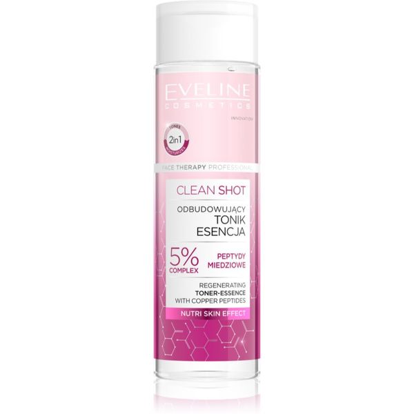 Eveline Cosmetics Eveline Cosmetics Clean Shot 5% Copper Peptide Complex revitalizacijski tonik 200 ml