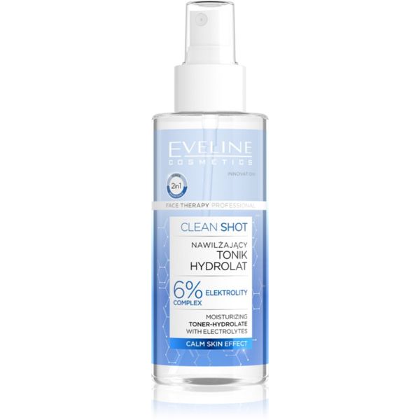 Eveline Cosmetics Eveline Cosmetics Clean Shot 6% Electrolyte Complex vlažilni tonik 150 ml