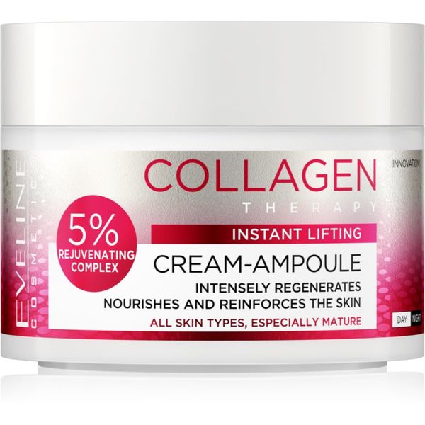 Eveline Cosmetics Eveline Cosmetics Cream-Ampoule Collagen intenzivno hranilna krema z učinkom liftinga 50 ml