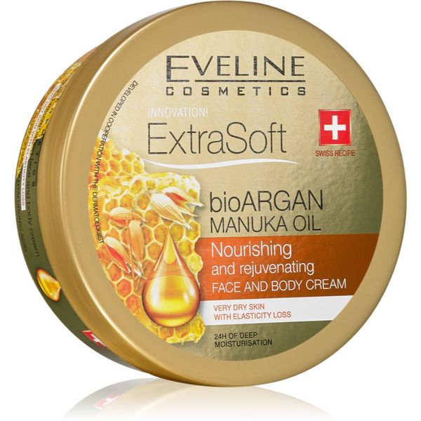 Eveline Cosmetics Eveline Cosmetics Extra Soft vlažilna krema za obraz in telo z arganovim oljem 175 ml