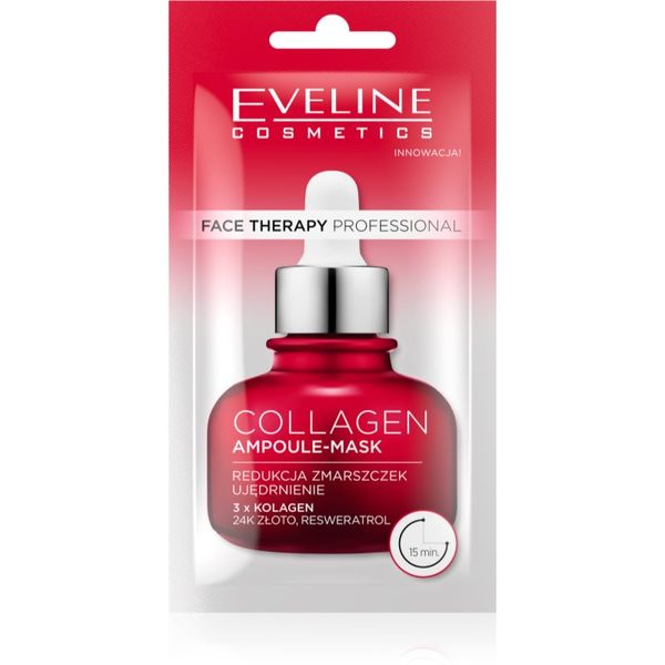 Eveline Cosmetics Eveline Cosmetics Face Therapy Collagen kremasta maska za obnovo čvrstosti obraza 8 ml