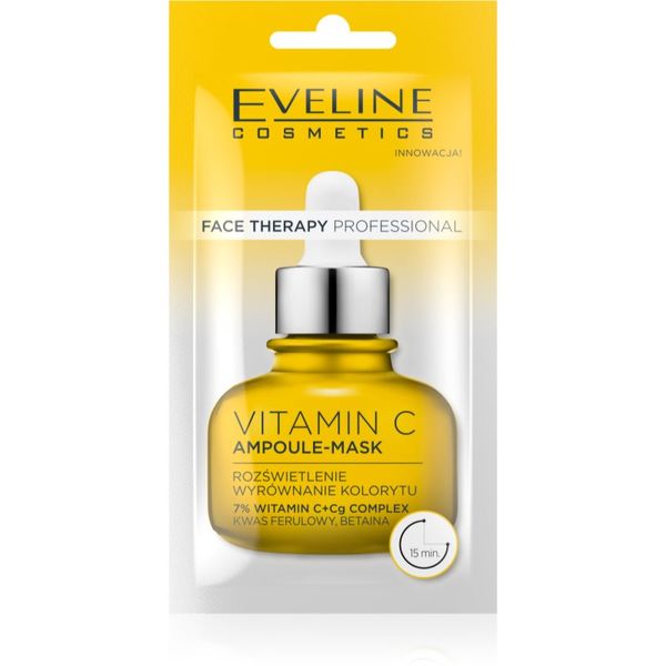 Eveline Cosmetics Eveline Cosmetics Face Therapy Vitamin C kremasta maska za osvetlitev kože 8 ml