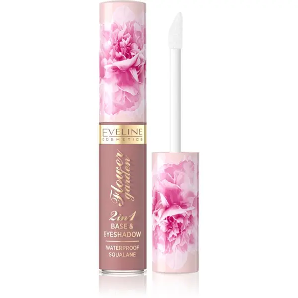 Eveline Cosmetics Eveline Cosmetics Flower Garden tekoče senčilo za oči 2 v 1 odtenek 02 6,5 ml