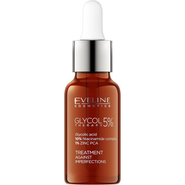 Eveline Cosmetics Eveline Cosmetics Glycol Therapy nežni serum za obraz proti nepravilnostim na koži 18 ml