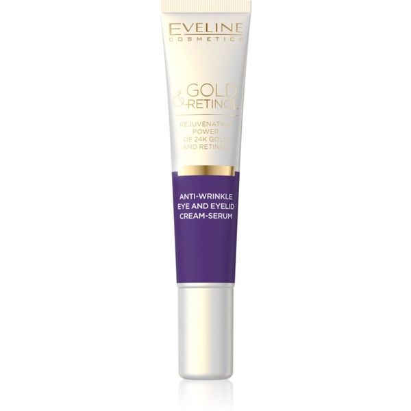 Eveline Cosmetics Eveline Cosmetics Gold & Retinol kremasti serum proti gubam okoli oči 20 ml