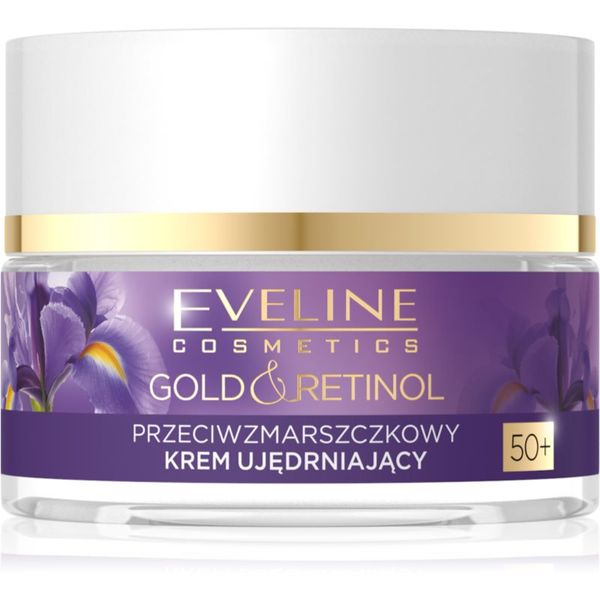 Eveline Cosmetics Eveline Cosmetics Gold & Retinol učvrstitvena krema proti gubam 50+ 50 ml