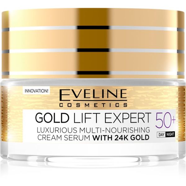 Eveline Cosmetics Eveline Cosmetics Gold Lift Expert dnevna in nočna krema proti gubam 50+ 50 ml