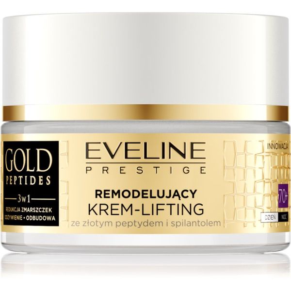 Eveline Cosmetics Eveline Cosmetics Gold Peptides lifting krema za zrelo kožo 70+ 50 ml