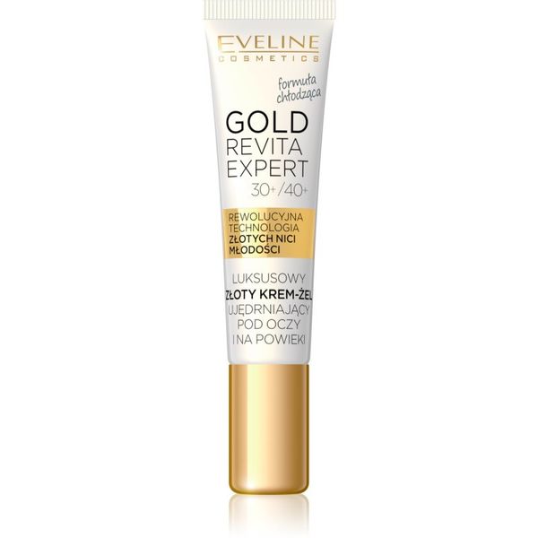 Eveline Cosmetics Eveline Cosmetics Gold Revita Expert krema za učvrstitev kože okoli oči s hladilnim učinkom 15 ml