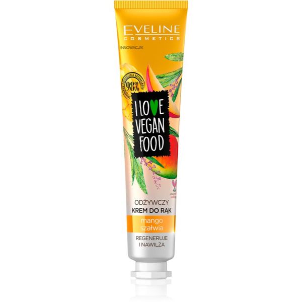 Eveline Cosmetics Eveline Cosmetics I Love Vegan Food hranilna krema za roke 50 ml