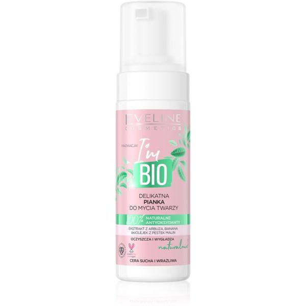 Eveline Cosmetics Eveline Cosmetics I'm Bio nežna čistilna pena za suho in občutljivo kožo 150 ml