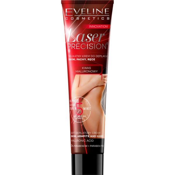Eveline Cosmetics Eveline Cosmetics Laser Precision depilacijska krema za roke, pazduhe in predel bikinija za suho in občutljivo kožo 125 ml