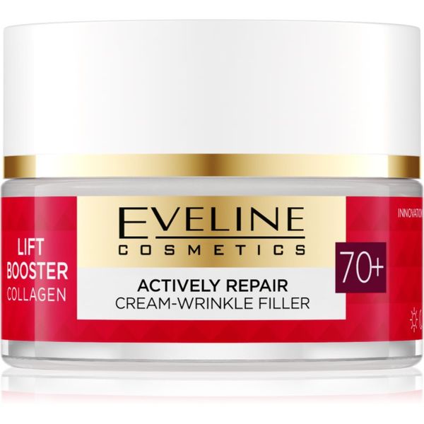 Eveline Cosmetics Eveline Cosmetics Lift Booster Collagen vlažilna in hranilna krema za gube 70+ 50 ml