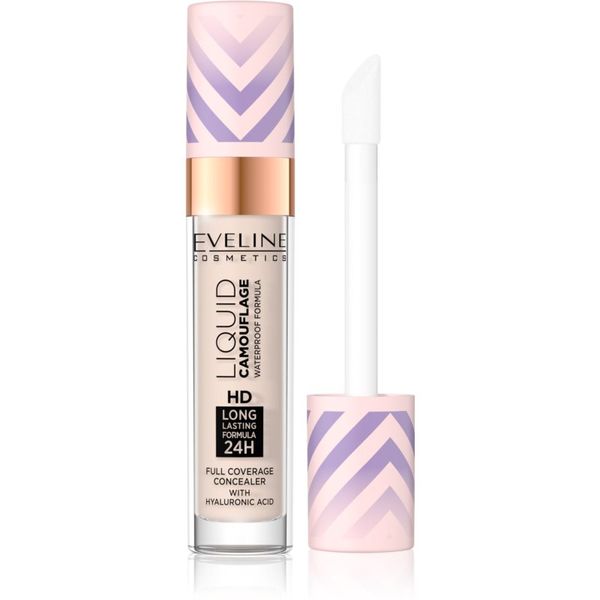 Eveline Cosmetics Eveline Cosmetics Liquid Camouflage vodoodporni korektor s hialuronsko kislino odtenek 01 Light Porcelain 7,5 ml