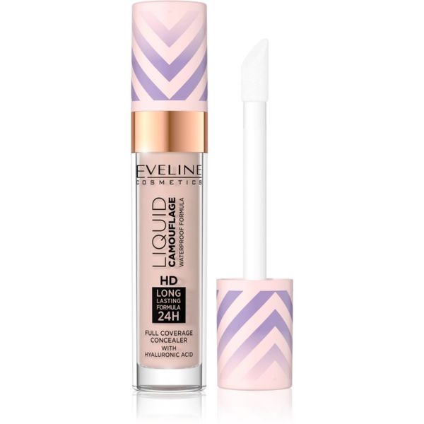 Eveline Cosmetics Eveline Cosmetics Liquid Camouflage vodoodporni korektor s hialuronsko kislino odtenek 03 Soft Natural 7,5 ml