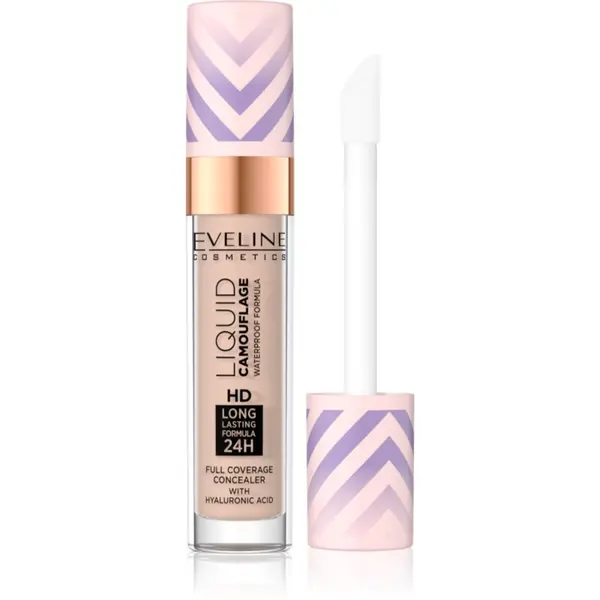 Eveline Cosmetics Eveline Cosmetics Liquid Camouflage vodoodporni korektor s hialuronsko kislino odtenek 05 Light Sand 7.5 ml
