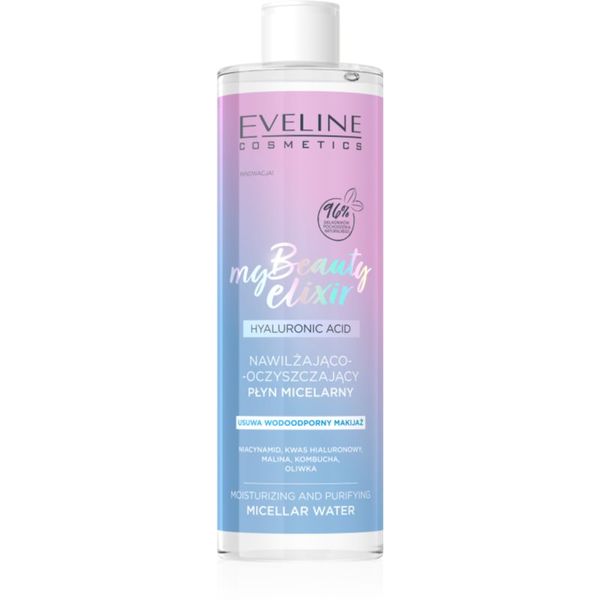 Eveline Cosmetics Eveline Cosmetics My Beauty Elixir Hydra Raspberry vlažilna micelarna voda za normalno do suho kožo 400 ml