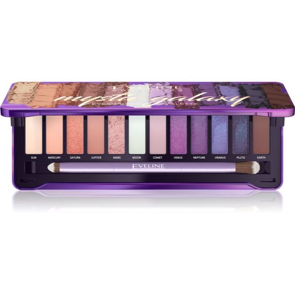 Eveline Cosmetics Eveline Cosmetics Mystic Galaxy paleta senčil za oči 12 g