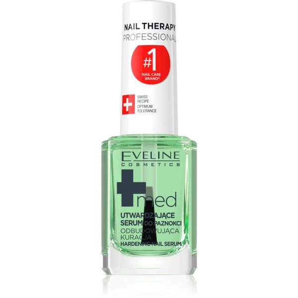 Eveline Cosmetics Eveline Cosmetics Nail Therapy Med+ serum za učvrstitev za nohte 12 ml